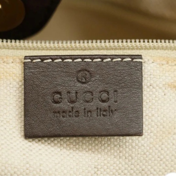 Gucci GG Guccisima Brown Interlocking GG Sukey Leather Shoulder Bag - Picture 6 of 7